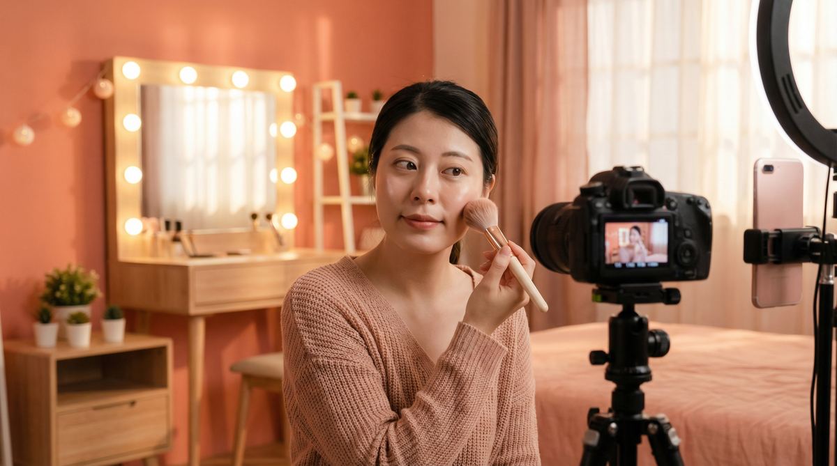 国产自拍美妆教程视频